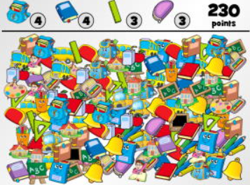 Back to School Hidden School Icons